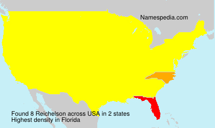 Surname Reichelson in USA Surname Reichelson in USA