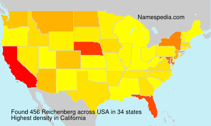 Surname Reichenberg in USA Surname Reichenberg in USA