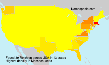 Surname Reichlen in USA Surname Reichlen in USA