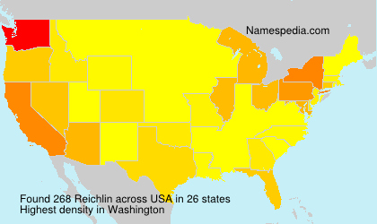 Surname Reichlin in USA Surname Reichlin in USA