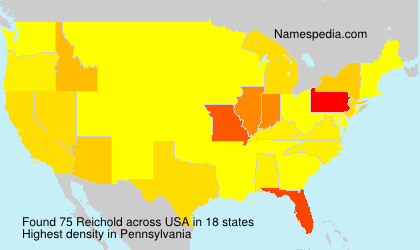 Surname Reichold in USA Surname Reichold in USA