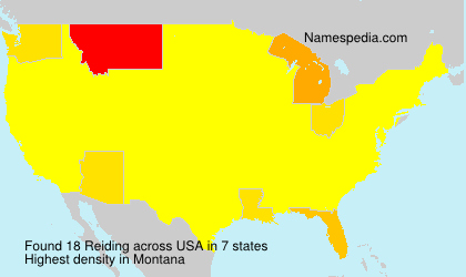 Surname Reiding in USA Surname Reiding in USA