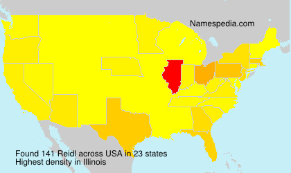 Surname Reidl in USA Surname Reidl in USA