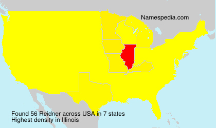 Surname Reidner in USA Surname Reidner in USA