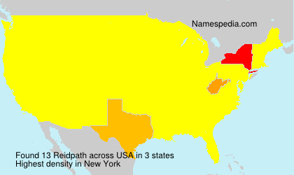 Surname Reidpath in USA Surname Reidpath in USA