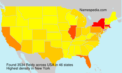 Surname Reidy in USA Surname Reidy in USA