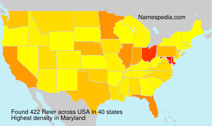 Surname Reier in USA Surname Reier in USA
