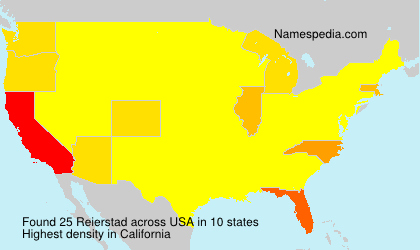Surname Reierstad in USA Surname Reierstad in USA