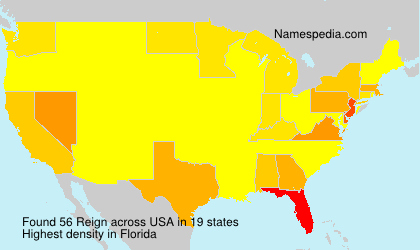 Surname Reign in USA Surname Reign in USA