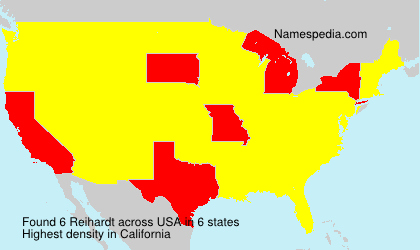 Surname Reihardt in USA Surname Reihardt in USA