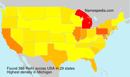 Surname Reihl in USA Surname Reihl in USA