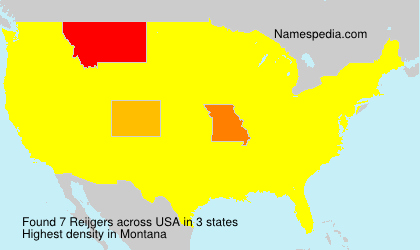 Surname Reijgers in USA Surname Reijgers in USA
