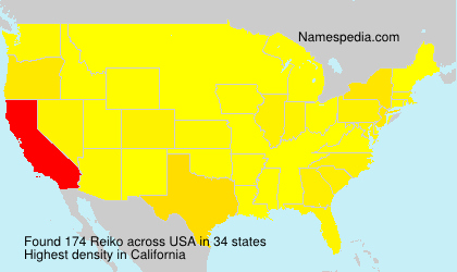 Surname Reiko in USA Surname Reiko in USA