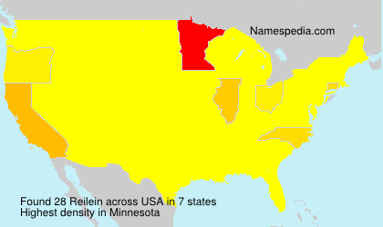 Surname Reilein in USA Surname Reilein in USA