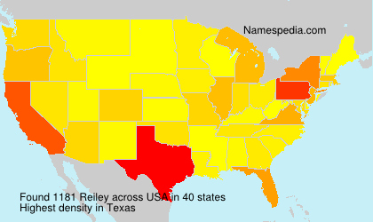 Surname Reiley in USA Surname Reiley in USA