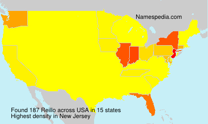 Surname Reillo in USA Surname Reillo in USA