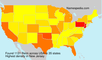 Surname Reim in USA Surname Reim in USA