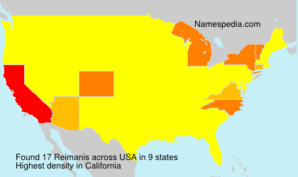 Surname Reimanis in USA Surname Reimanis in USA