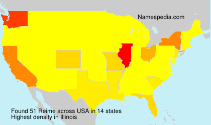 Surname Reime in USA Surname Reime in USA