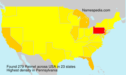 Surname Reimel in USA Surname Reimel in USA