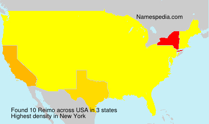 Surname Reimo in USA Surname Reimo in USA