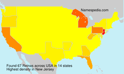 Surname Reinas in USA Surname Reinas in USA