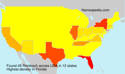 Surname Reinbach in USA Surname Reinbach in USA