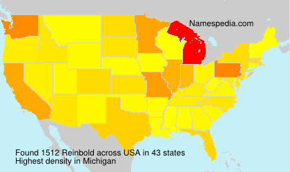 Surname Reinbold in USA Surname Reinbold in USA