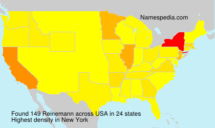 Surname Reinemann in USA Surname Reinemann in USA