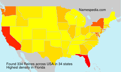 Surname Reines in USA Surname Reines in USA