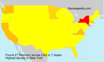Surname Reinharz in USA Surname Reinharz in USA