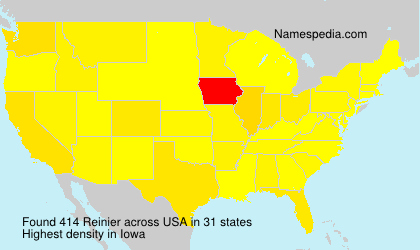 Surname Reinier in USA Surname Reinier in USA