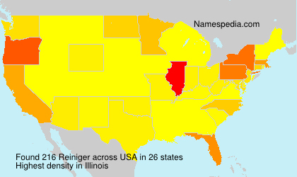 Surname Reiniger in USA Surname Reiniger in USA