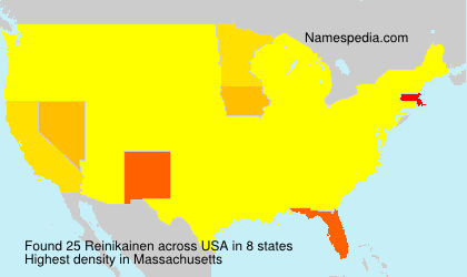 Surname Reinikainen in USA Surname Reinikainen in USA