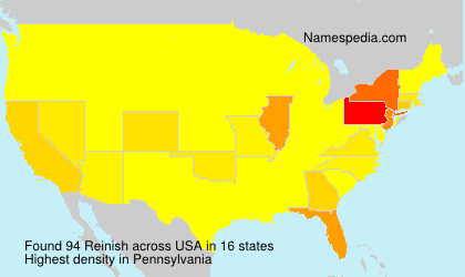 Surname Reinish in USA Surname Reinish in USA