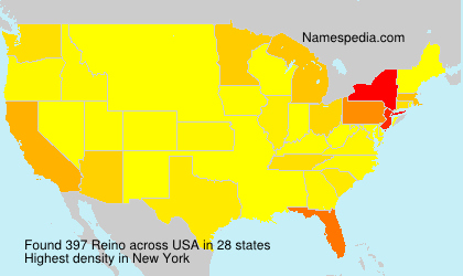 Surname Reino in USA Surname Reino in USA