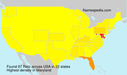 Surname Reio in USA Surname Reio in USA