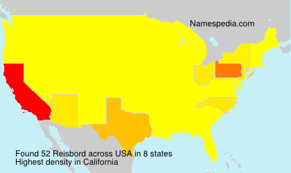 Surname Reisbord in USA Surname Reisbord in USA