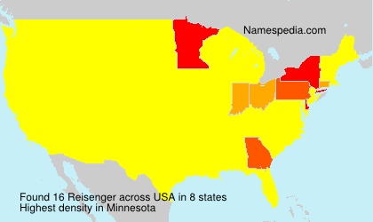 Surname Reisenger in USA Surname Reisenger in USA