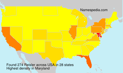 Surname Reisler in USA Surname Reisler in USA
