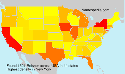 Surname Reisner in USA Surname Reisner in USA