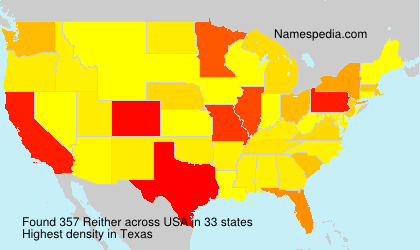 Surname Reither in USA Surname Reither in USA