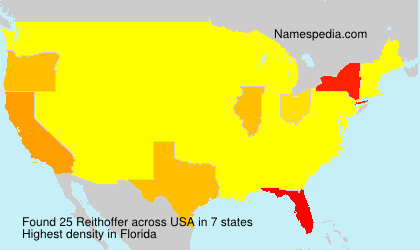 Surname Reithoffer in USA Surname Reithoffer in USA