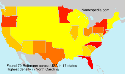 Surname Reitmann in USA Surname Reitmann in USA