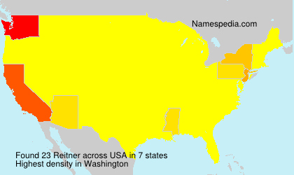 Surname Reitner in USA Surname Reitner in USA