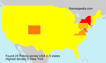 Surname Reitzig in USA Surname Reitzig in USA