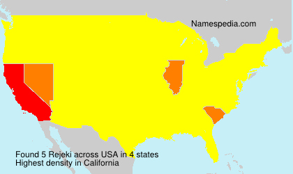 Surname Rejeki in USA Surname Rejeki in USA