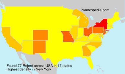 Surname Rejent in USA Surname Rejent in USA