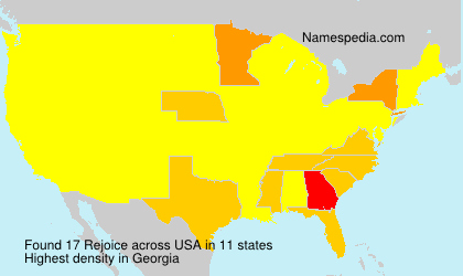 Surname Rejoice in USA Surname Rejoice in USA