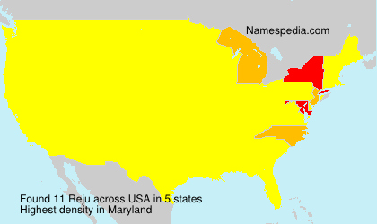 Surname Reju in USA Surname Reju in USA